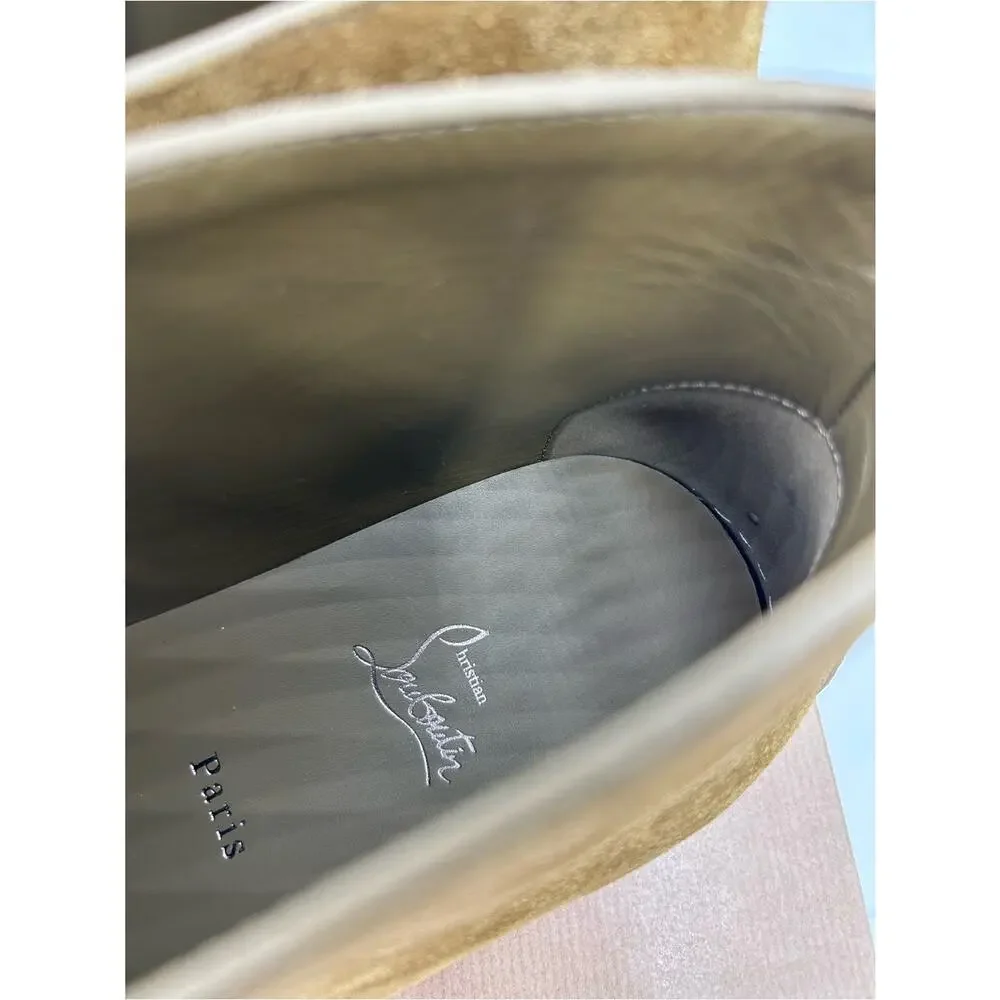 Men's Christian Louboutin CHAMBELISS suede boots size 45/12 US made in Italy